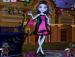 Abbey Bominable parti stílusa Monster high öltöztetős játék