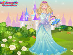 Csodaszép hercegnő Barbie öltöztetős játék