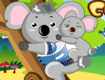 Koala maci állatos öltöztetős játék
