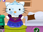 Hello Kitty jégvarázs stílusa állatos öltöztetős játék