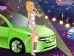 Autós modell Barbie öltöztetős játék