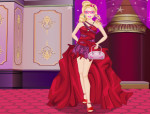 Estélyi ruha öltöztetős Barbie játék