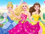 Legszebb hercegnő Barbie öltöztetős játék