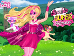 Szuper hercegnő Barbie öltöztetős játék