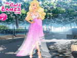 Várandós menyasszony Barbie öltöztetős játék