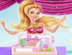 Barbie ruhát tervez öltöztetős játék