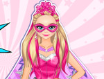 Szuperhős Barbie stílus öltöztetős játék