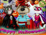 Tom és Angela Halloween stílusa állatos öltöztetős játék