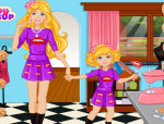Egyedi ruha Barbie öltöztetős játék